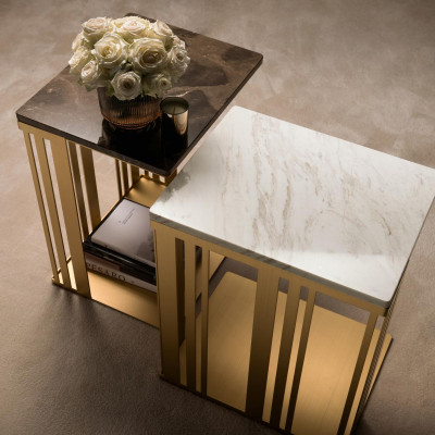 Salon Table basse Élégant Luxe Design Tables d'appoint Table arredoclassic