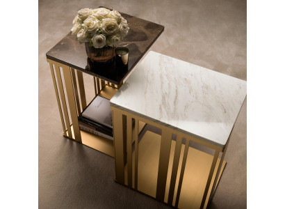 Salon Table basse Élégant Luxe Design Tables d'appoint Table arredoclassic