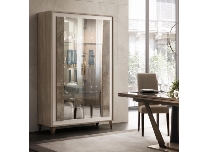 Bahut de luxe Vitrine Vitrine Armoire en verre Style moderne Meubles italiens