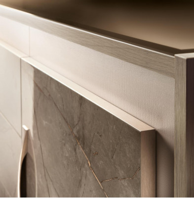 Commode à tiroirs Sideboard Buffet bas Armoire étagère de salon de luxe