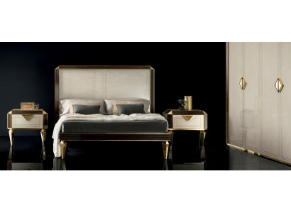Lits Lits Hôtel Luxe Designer Double Chambre de mariage Beige arredoclassic