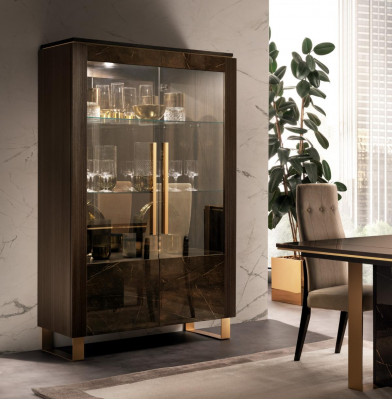 Vitrines d'armoires de luxe Vitrines Armoires de style italien Meubles arredoclassic