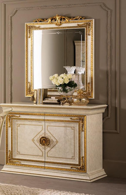 Style de poitrine du Baroque Antique Commode Commode Salon Chambre D'étagère Bahut