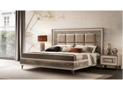 Rembourrage de lit de luxe Double Hôtel Lits 180x200 avant salle de couchage arredoclassic