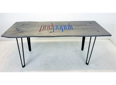 Table en bois Mobilier de salle à manger Table de conférence Résine époxy Coulée de résine Nouvelle résine époxy