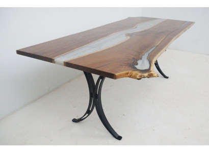Table à manger Eau de mer Rivière Bois véritable Table de rivière 220x110 Tables