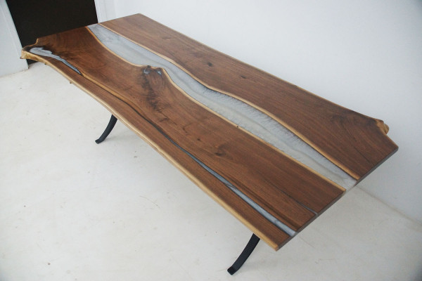 Table à manger Eau de mer Rivière Bois véritable Table de rivière 220x110 Tables