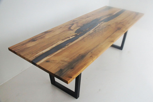 Table basse Table rivière Table en vrai bois Table en résine époxy Tables solides