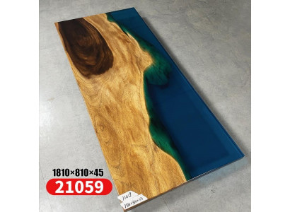 Table à manger Eau de mer Rivière Bois véritable Table de rivière 181x81cm Tables