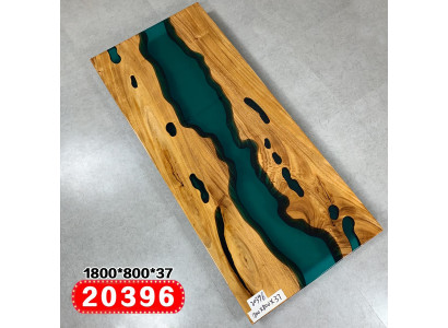 Tables de rivière Table à manger Table de design Mobilier moderne Résine époxy 180x80