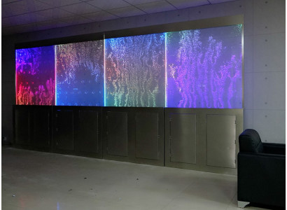Moderner Wasserspaltwasserwände LED-Wasserwand beleuchtete Wand