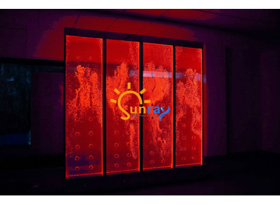 Panneau mural avec des bulles d'eau Mur d'eau LED décoratif Mur d'eau design