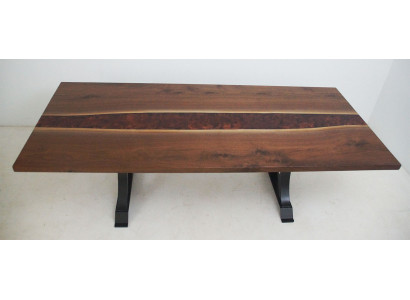 Table de salle à manger Table de réunion Table de cuisine en cascade Table en résine coulée époxy 1m² Prix