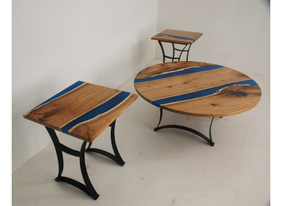 Table de rivière personnalisée en époxy Table en bois véritable Prix 1mètre carré Tables en résine