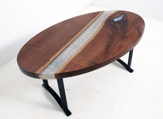 Table de conférence table de réunion table de design table en résine époxy table de cuisine