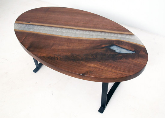 Table de conférence table de réunion table de design table en résine époxy table de cuisine