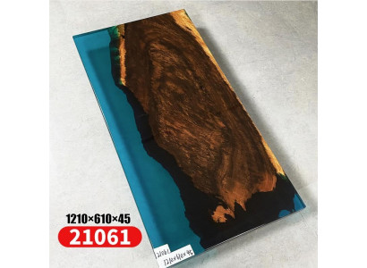 Table basse Table rivière Résine époxy Tables massives 121x61 table rivière