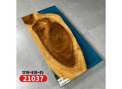 Table basse Table de rivière Résine époxy Tables massives 121x61 Table de rivière Authentique