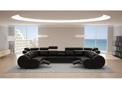 Canapé d'angle de salon design avec USB Canapé en cuir pour canapé Sofas neuf