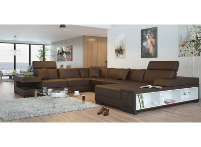 Détendez-vous avec style. Le canapé d'angle en U pour les espaces de vie modernes.