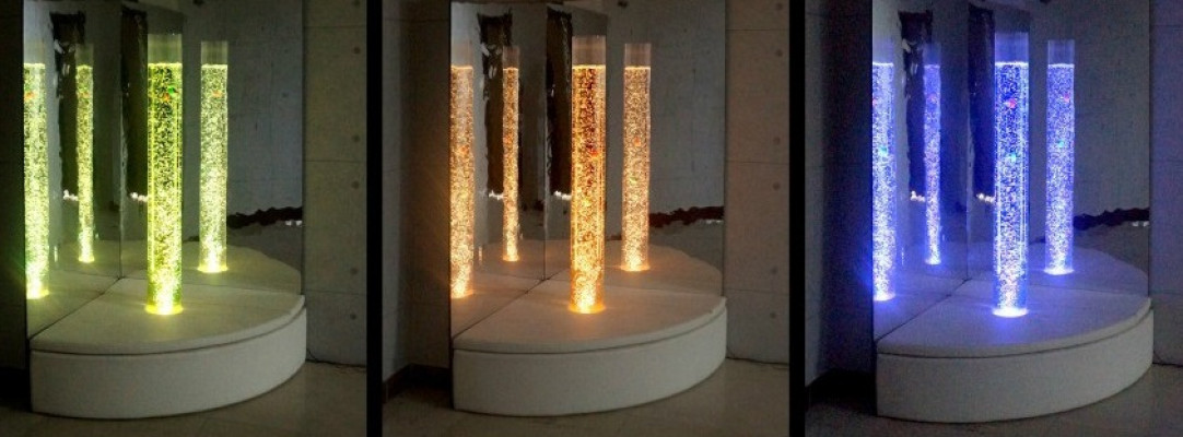 Colonne d'eau 150cm jeu d'eau décoration de salon debout