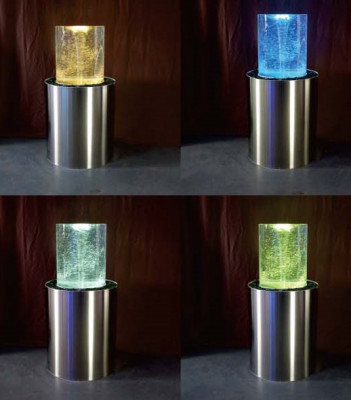 Lampe sur pied Lampe sur pied à LED Lampes décoratives Colonne d'eau de table Colonne