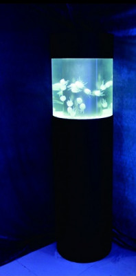Conception d'aquarium d'eau colonne d'eau décoration QuAll n mur d'eau