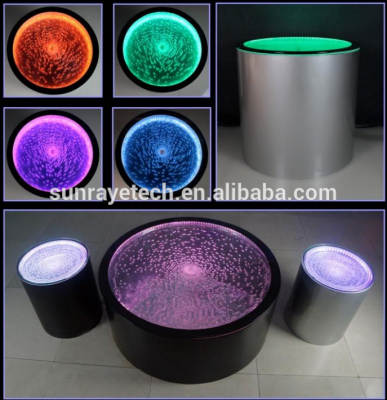 Conception Table Table Basse Décor Colonnes d'Eau Colonne Eau Tables de Canapé LED