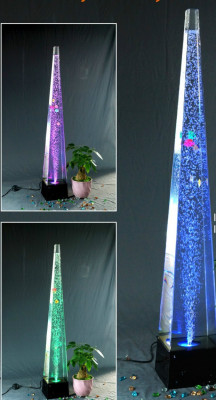 Colonne d'eau 146cm colonnes murales paroi de séparation LED éclairée
