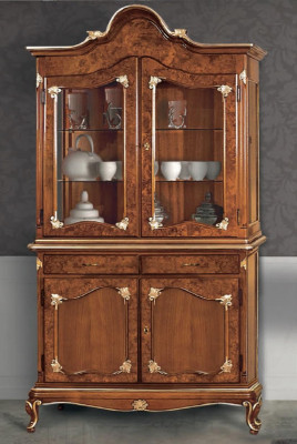 Vitrines Armoire en verre Armoires Étagère Bois Vitrine Design Moderne Salon Nouveau