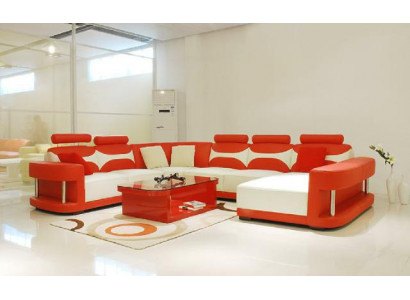 Paysage vivant Canapé d'angle Canapé d'angle Canapé Rembourrage Meubles Suite XXL Grand