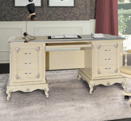 Bureau de luxe Style italien Meubles Bureaux Table Mobilier Tables nouveau