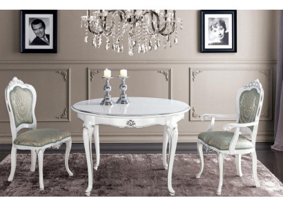 Table Set 2x Stuhl Esszimmerstuhl Stühle Holz Luxus-Esszimmergarnitur Suite 3-teilig neu