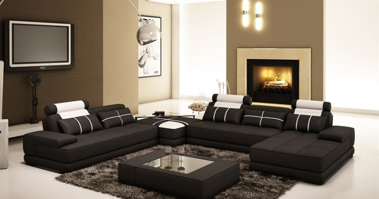 Canapé d'angle Canapé Canapé Paysage vivant Canapé en cuir xxl Canapés design Wolfhagen