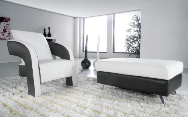 Canapé en cuir Canapé Salon Paysage de vie Canapé d'angle Suite d'angle Design Canapé moderne Nouveau