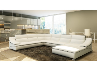 canapé d'angle en u en cuir exclusif Luxe et élégance pour votre maison