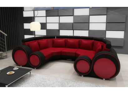 Paysage vivant Ensemble de canapé en textile Microfibre XXL nouveau Canapé Tissu USB