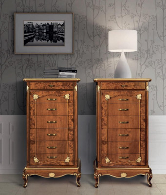 Garde-robe Mobilier Commode Buffet Commode marron Commodes Buffets Bois massif