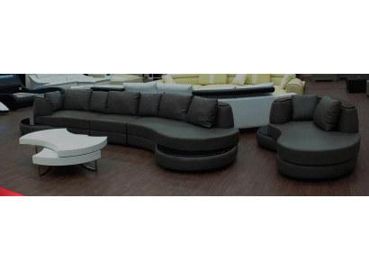Canapé design Canapé d'angle Paysage vivant Canapé rond Canapé en cuir Canapé Canapé en U Forme en U PR-S