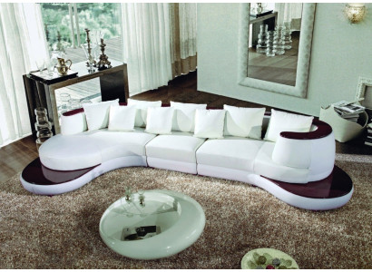 Canapé rond Canapé d'angle d'ameublement rond Suite Coin de sofa Siège d'angle de canapé rond nouvel