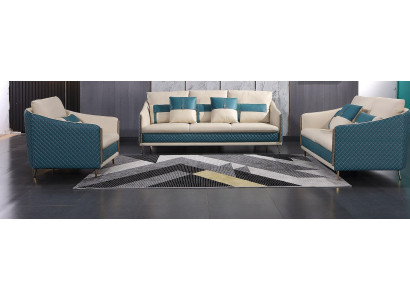 Ensemble de canapés design set de canapés canapé canapé canapé en cuir exclusif