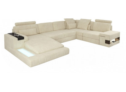 Canapé d'angle Coin Rembourrage Paysage vivant Canapé Sofa Coins en U Nouveaux meubles