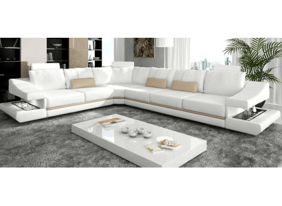 Séjour design moderne canapés divans élégance L-forme canapé d'angle tissu canapé nouveau