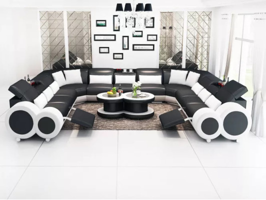 Canapé d'angle Canapé Canapé de vie Design Canapé Canapés Tapisserie Suite d'angle Canapés neufs