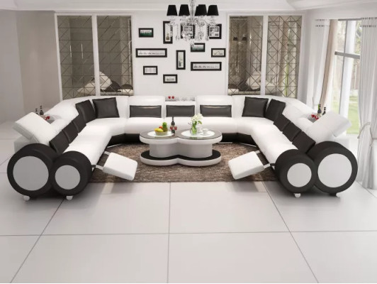 Canapé d'angle Canapé Canapé de vie Design Canapé Canapés Tapisserie Suite d'angle Canapés neufs