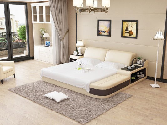 Ensemble de revêtement de salon en cuir avec canapé, divan, ensemble de sièges 3+2+2 sofa