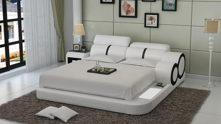 lit double Hotel Lits King-size Lits Complets Lit en Cuir lit Rembourré Eau