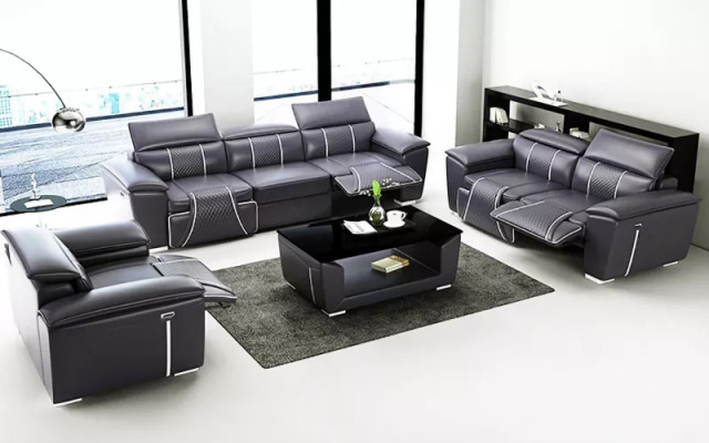 Ensemble de canapé 3 places 2 places 1 place Design Canapé Canapés Tissus Canapé Moderne Table Nouvelle