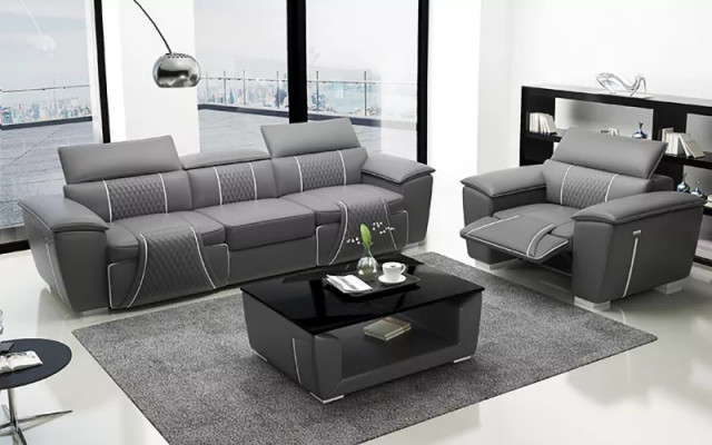 Ensemble de canapé 3 places 2 places 1 place Design Canapé Canapés Tissus Canapé Moderne Table Nouvelle