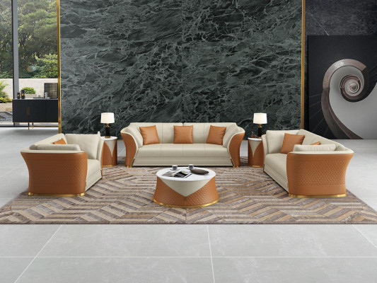 Meubles design exclusifs Canapé paysager pour 32 personnes Ensemble de canapé rembourré 2 pièces.